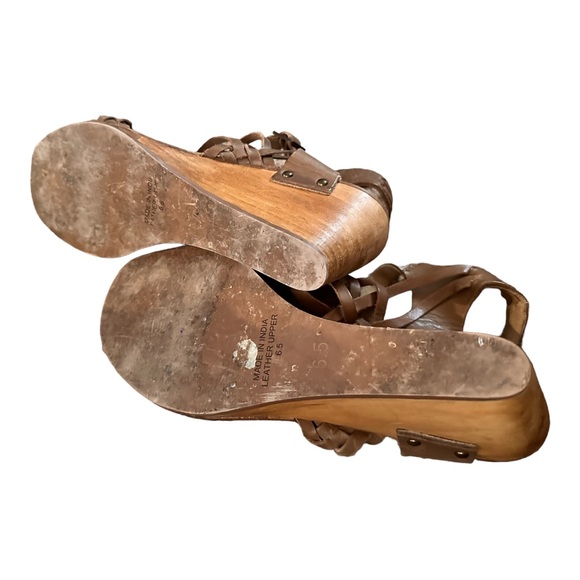 Cathy Jean wood wedges - Picture 3 of 4